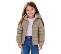 Générique Doudoune Légère Enfant Chaud Blouson Manteau à Capuche Garçon Fille Hiver Veste Jacket Rembourré de Duvet Top Doux et Confortable Coupe-Vent avec Poches Automne-Hiver Manche Longue Blousons
