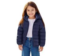 Générique Doudoune Légère Enfant Chaud Blouson Manteau à Capuche Garçon Fille Hiver Veste Jacket Rembourré de Duvet Top Doux et Confortable Coupe-Vent avec Poches Automne-Hiver Manche Longue Blousons