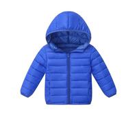 Générique Doudoune légère et Chaude pour Fille, Manteau d'hiver pour Enfant, avec Isolation Douce et Confortable (Blue, 5-6 Years)