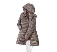 Générique Doudoune Legere Femme Mi Longue Veste À Capuche Matelassé Épaissir Longline Doudoune Dames Vêtements Manteau Chaud Automne Hiver Parka