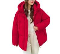 Générique Doudoune Longue Femme Hiver Imperméable Moumoute Brillante Ski Ciré Imperméable Doublé Polaire Duvet Polaire Veste Mi-long D' Marque Court Légère Zippée Manteau Hiver Femme M