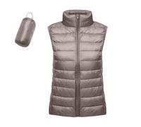 Générique Doudoune Longue Sans Manche,Gilet Sans Manche Femme Fourrure,Doudoune sans Manches Femme Zippé Veste Duveteuse Gilet sans Manche Femme Courtes Veste Matelassée Légère