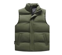 Générique Doudoune Sans Manche Gilet Pour Homme 2025 Ultra LéGèRe Veste pais chaud Hauts Matelassé Manches de course Automne Hiver Avec Poches voyage, golf, randonnée