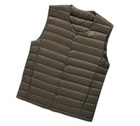 Générique Doudoune Sans Manche Gilet Pour Homme Décontractée Duvet Outerwear pais chaud Hauts Veste Manteau Parka Coutures Bicolores Loisirs Blouson Hiver voyage, golf, randonnée