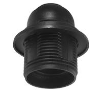 Générique Douille d'Ampoule E26 en Polyéthylène Noir Support de Lampe à Vis Filetée Complète Douille de Remplacement Résistante au Feu 250V Compatible à Suspendre et Lampe de Bureau