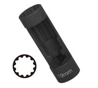 Générique Douille Pour Écrou De Jambe De Force 1/2" 12 Pans Amortisseur Extracteur En Chrome Vanadium Pour Auto Et Camion | 16-24mm | Modèle Robuste Haute Qualité Design Pro Kit Garage