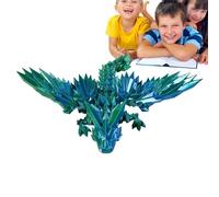 Générique Dragon de Flexible imprimé en,Dragon de imprimé en - Jouet articulé Dragon Fidget en Surprise,Année du Dragon Anti-Stress pour et Adultes, Cadeau de décoration pour la Maison