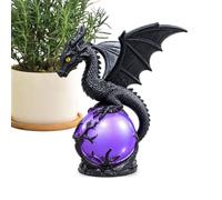 Générique Dragon Lamp - Gothic Resin Dragon Egg Table Light With USB Power | Table Figurine USB Night Lamp for Bedroom Nightstand Bookshelf Cabinet Coffee Table