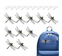 Générique Dragonfly Clips - 10 Pack Artificial Realistic 3D Dragonfly Clips Fly Scare Devices for Patio Yard Balcony Terrace Garden Park Outdoor Indoor