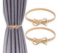 Générique Drape Tieback Cord, Metal Twist Rope, 2pcs Maple Leaves Design, Adds a Touch of Nature, Elegant Curtain Holdbacks for Nursery, Patio, Housewarming, Classroom, Beach House, Room Decoration