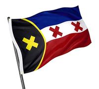 Générique Drapeau de Lmanbourg - Drapeau de rêve SMP Lmanburg - Drapeaux en Polyester à Double Couture avec œillets en métal pour Une Suspension Facile, 90 cm x 150