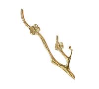 Générique Drawer Handle,Brass Comfortable Furniture Pull,Brass Branch Cabinet Handle | Creative Drawer Handles Brrass For Dressers Cupboards Bookcase Bookshelves Wardrobes Home Dormitory Hotel