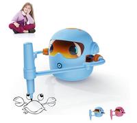 Générique Drawing Robot for Kids, Interactive Educational Drawing Robot for Kids, Guide Art Enlightenment, with 100 Word Cards & 14 Color Pens for Girls and Boys Age 3-6 (C#1)