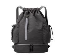 Générique Drawstring Travel Bag, Large Capacity Backpack, Waterproof Gym Sackpack, Lightweight Sturdy Material, Adjustable Shoulder Straps, Ideal for Basketball, Football, Picnic, Hiking