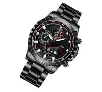 Générique Dress Watches Men - Big Face Analog, Stainless Steel Timepiece | Fashion Waterproof Wristwatch, Elegant Daily Use Watch for Office Business Casual Travel Party Evening Outings