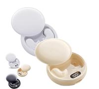 Générique Drift - Invisible Earbuds, Invisible Sleep Wireless Earphone, Vision Beam Drift - Invisible Earbuds, Light-Weight Noise Blocking, for Sleeping, Working, Hiking (White+Skin)