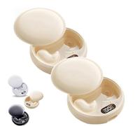 Générique Drift - Invisible Earbuds, Invisible Sleep Wireless Earphone, Vision Beam Drift - Invisible Earbuds, Light-Weight Noise Blocking, for Sleeping, Working, Hiking (Skin-2pcs)
