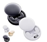 Générique Drift - Invisible Earbuds, Invisible Sleep Wireless Earphone, Vision Beam Drift - Invisible Earbuds, Light-Weight Noise Blocking, for Sleeping, Working, Hiking (White+Black)