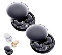 Générique Drift - Invisible Earbuds, Invisible Sleep Wireless Earphone, Vision Beam Drift - Invisible Earbuds, Light-Weight Noise Blocking, for Sleeping, Working, Hiking (Black-2pcs)
