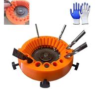 Générique Drill Bit Sharpener, 1 Count, Aiguiseur de forets, Affûteur de forets, 2 à 13 Mm, Métal, Plastique, Béton, 125 Mm Grinder