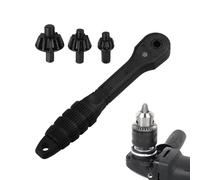 Générique Drill Chuck Ratchet Spanner, Quick Change Adapter Spanner, Portable Double Head Ratchets Wrench, Durable Compact Hand Tool for Car Repair, Bike Maintenance, Fast and Easy Socket Changes Use