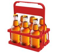 Générique Drink Holder Carrier - 6-Hole Bottle Display Stand, Folding Reusable Milk & Beer Organizer with Handle | Wine Bottle Holder for Cars Weddings Family Outdoor UseExcellent Endurance: