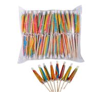 Générique Drink Umbrellas - 100-piece Hawaiian Theme Party Decorations