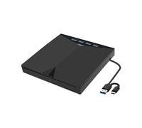 Générique Drive Optique Externe pour Ordinateur Portable - Lecteur De Données Portable Et Écrivain, USB 3.0 Type-C Disc Player | Brûleur Externe pour PC, Bureau Et Ordinateur Portable avec Lecteur De