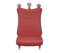 Générique Driver's Seat Leg Extension Cushion | Leather + Latex Cotton, Universal Fit | Integrated Leg Rest for Car Seat | Four-Season Comfort Pad for Most Vehicles, Red/White/Brown/Black/Orange