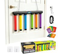 Générique Drop Sticks Reaction Game 3 Speed Modes Hand Eye Coordination Toy | USB Rechargeable Reflex Drop Sticks Game With 3 Adjustable Speeds; 6 Coloured Sticks For Reaction Training