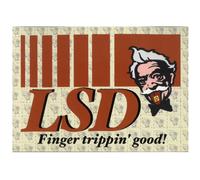 Générique Drug - LSD - Finger Trippin' Good! KFC - 10x15 cm Carte Postale