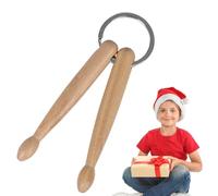 Générique Drum Stick Key Chain - Musical Ring, Car Accessory| Cute Backpack Bag Pendant, Stylish Music Collectible Charm For Keeys Decoration Gift Souvenir Keyy Holder