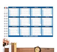 Générique Dry Erase Calendar, Daily Planner Whiteboard, Reusable Erasable for Easy Scheduling, Magnetic Backing for Stable Fridge Mounting, Ideal for School Organization, Kitchen Planning