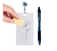 Générique Dry Erase Notepad - Mini Whiteboard Portable Writing Board | Drawing Note Taking Planning Reusable Smooth Erasable Pad Travel Organizer for Students, Teachers, Professionals