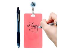 Générique Dry Erase Notepad - Mini Whiteboard Portable Writing Board | Drawing Note Taking Planning Reusable Smooth Erasable Pad Travel Organizer for Students, Teachers, Professionals