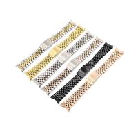 Générique DSHDFJ 13 17 19 20 22mm Sangle De Remplacement De Maillon De Chaîne À Vis Solide À Extrémité Incurvée Creuse(Black,22mm)