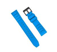 Générique DSHDFJ Bracelet De Montre En Caoutchouc Fluoré De Qualité 20mm 22mm, Compatible Avec Les Bracelets De Montre Richard Mille, Bracelet De Plongée(Sky Blue 2,20mm)