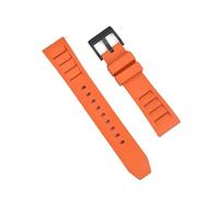 Générique DSHDFJ Bracelet De Montre En Caoutchouc Fluoré De Qualité 20mm 22mm, Compatible Avec Les Bracelets De Montre Richard Mille, Bracelet De Plongée(Orange 2,20mm)