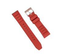 Générique DSHDFJ Bracelet De Montre En Caoutchouc Fluoré De Qualité 20mm 22mm, Compatible Avec Les Bracelets De Montre Richard Mille, Bracelet De Plongée(Red 4,20mm)