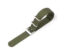 Générique DSHDFJ Bracelet De Montre En Coton Bracelet De Montre Vintage 20mm 22mm Gris Vert Bracelet De Montre Bracelet Ceinture Avec Boucle En Acier Inoxydable(Army green,20mm)