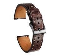 Générique DSHDFJ Bracelet De Montre En Cuir De Vachette Italien Compatible Avec Les Bracelets De Poignet En Cuir Véritable À Enroulement Souple Vintage À Dégagement Rapide 22mm18mm20mm(119COF,18mm)