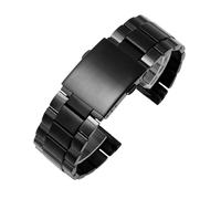 Générique DSHDFJ Bracelet En Acier Inoxydable Compatible Avec Diesel DZ4318 DZ4323 DZ4283 DZ4309 Bracelet De Montre De 26 Mm(Black)