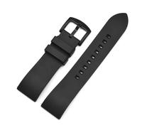 Générique DSHDFJ Bracelets De Montre À Dégagement Rapide Hommes Femmes Accessoires De Montre De Plongée Bracelet De Montre En Caoutchouc Fluoré De Qualité Supérieure 20mm 22mm 24mm(Black-Black,22mm)
