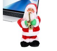 Générique du Père Noël | Figurine Musicale pour Jouet Et Décoration,du Père Noël avec Saxophone | pour Les Les Femmes Les Hommes Les Adultes La Maison Les Bureaux Le Café La Fête Les