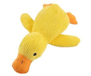 Générique Duck Plaything - Squeaky Plush for Teething | Soft Comfort Chew Toy with Engaging Sound Gentle Bite Texture Lightweight Tossable Form Safe Material Build for Travel Beach Pool Park and Yard