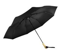 Générique Duck Umbrella - 37x25.2 pouces 3 fois pour femmes, poignée en bois portable avec une jolie protection UV, des parapluies de pluie à 8 côtés pour, l'adulte, l'école, voyages, usage