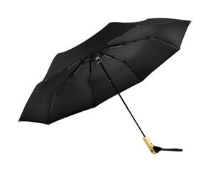 Générique Duck Umbrella - 37x25.2 pouces 3 fois pour femmes, poignée en bois portable avec une jolie protection UV, des parapluies de pluie à 8 côtés pour, l'adulte, l'école, voyages, usage
