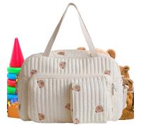 Générique Duffel Bags,Multi-Pocket Adjustable Strap Diaper Storage | Cute Travel Bags For Women - For Outdoor Picnic Camping Hiking Climbing Sports Hospital Daily Commuting