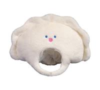 Générique Dumpling Headgear, Cute Plush Cosplay Hat, 13.78x12.6inches, Lovely Costume Accessory, Soft Comfortable Fit, Ideal for Children's Day, Thanksgiving, Birthday, Easter, Carnival, Festivals