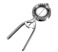 Générique Dumpling Maker Press, Stainless Steel Mold, Authentic Pastry Crimping Tool, Reusable Kitchen Dough Cutter for Dumplings Empanadas Ravioli Baking Use, Easy Fold Seal Design
